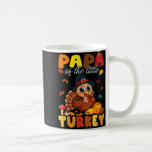 Papa van de Kleine Kalkoen Thanksgiving Baby Showe Koffiemok
