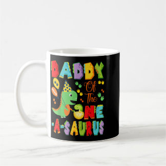 Papa van de One-A-Saurus 1e verjaardag jongen Koffiemok
