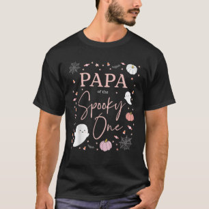 Papa van de Spooky Een Meisje Eerste Verjaardag Ro T-shirt