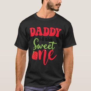 Papa van de Sweet One Aardbei Zomer Eerste Bir T-shirt