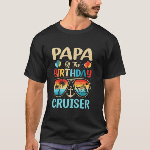 Papa van de verjaardags-cruiser zonnebril Verjaard T-shirt