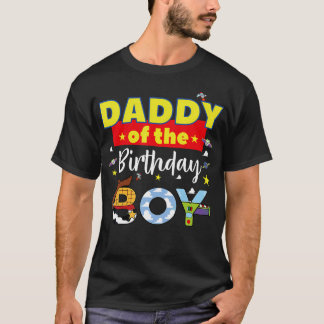 Papa van de Verjaardagsjongen Speelgoed Family Mat T-shirt