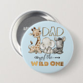 Papa van de Wilde One Gold Foil Button (Voorkant /achterkant)