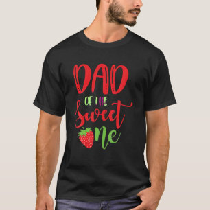 Papa van de zoete een aardbei thema verjaardag pa t-shirt