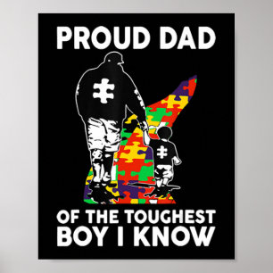 Papa van de zwaarste jongen die ik ken autisme war poster