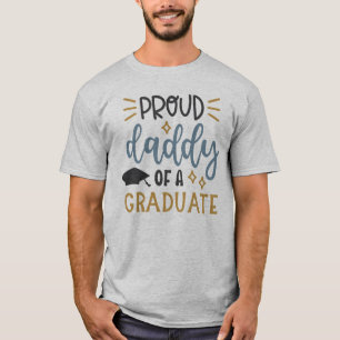 Papa van een Afstuderen Mannen met een rand T-shirt