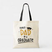 Papa van een Afstuderen Tote Bag (Achterkant)