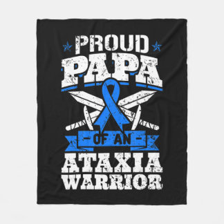 Papa van een Ataxia Warrior Awareness Ribbon D Fleece Deken