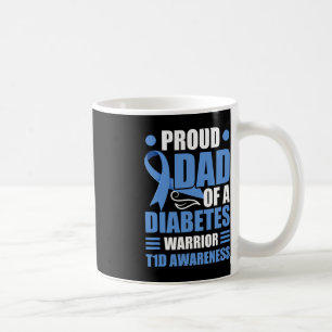 Papa van een Diabetes-aanhanger T1D-bewustzijnstyp Koffiemok