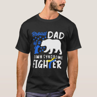 Papa van een dons-syndroom t-shirt