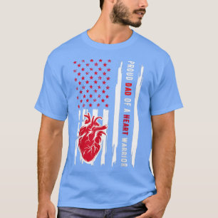 Papa van een hartkwaal of CHD-bewustzijn T-shirt