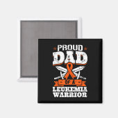 Papa van een leukemiekwachter, vader, bl. magneet (Voorkant / Achterkant)