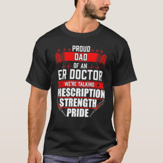 Papa van een noodkamer of dokter t-shirt