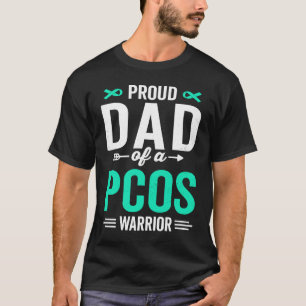 Papa van een PCOS Warrior Survivor Awareness Sup T-shirt