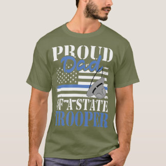 Papa van een staatspolitieagent t-shirt