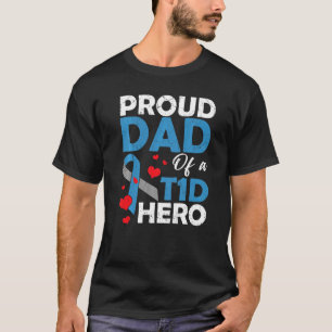 Papa van groep 1 Diabetes Hero Warrior T-shirt