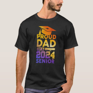 Papa van groep 2024 van de hogere klasse van 2024 t-shirt