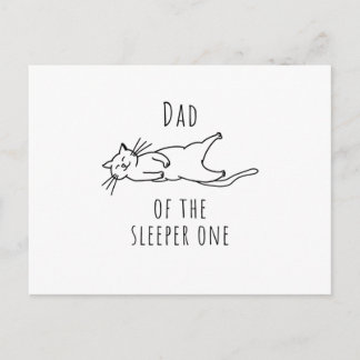 Papa van het slaperige Gezegde Briefkaart