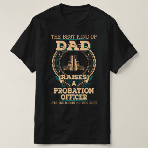 Papa van proud Probation Officer T-shirt