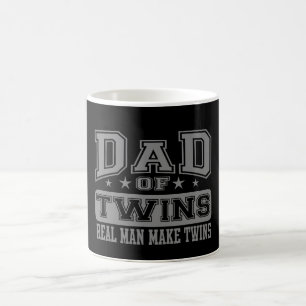Papa van Twins Echte Man maakt tweelingen Koffiemok