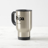 Papa Vastgestelde datum Jaar Geen afbeelding Typog Reisbeker (Voorkant links)