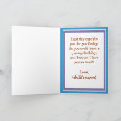 Papa verjaardagskaart kaart (Binnen)