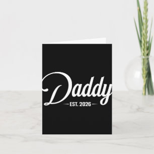 Papa Verw. 2026 Verwacht Baby 2026, Vader 2026 Nie Kaart