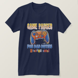 Papa Video Gamer Grappig Quote T-shirt