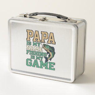 Papa Vissen Is Mijn Game Vintage Vis Shirt Ontwerp
