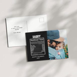 Papa Voedingsfeiten Vaderdag Briefkaart