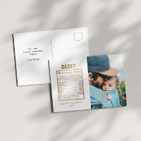 Papa Voedingsfeiten Vaderdag Briefkaart