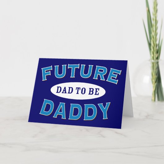 Papa voor de toekomst kaart (Voorkant)