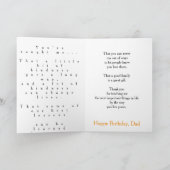 Papa, vous avez fait encore plus carte de vœux uni (Intérieur)