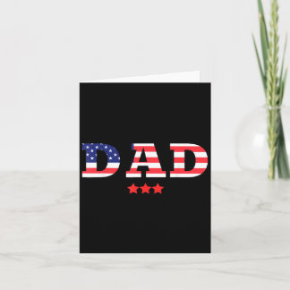Papa VS-vlag 4 juli Onafhankelijkheidsdag viering Kaart