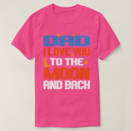 Papa waar ik van hou... t-shirt (Design voorkant)