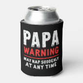 Papa Waarschuwing kan op elk moment plotseling ver Blikjeskoeler (Blikje Voorkant)