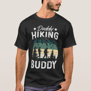 Papa Wandel Buddy Berg Kamperen Wandelaar Wandelen T-shirt