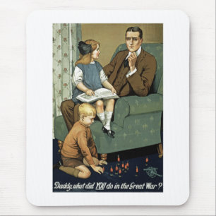 Papa, wat heb je gedaan in de Grote Oorlog? Muismat