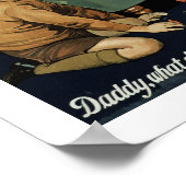 Papa, wat heb je gedaan in de Grote Oorlog? Poster (Hoek)