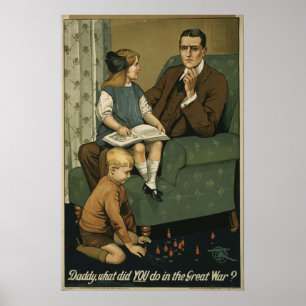 Papa, wat heb je in de Grote Oorlog gedaan? Poster