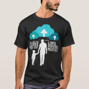 Papa: wat zijn de wolken die van Linu servers hoof T-shirt