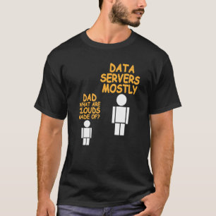 Papa: wat zijn wolken van het Cadeau van gegevensb T-shirt