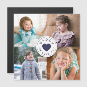 Papa We houden van je cute Photo Collage