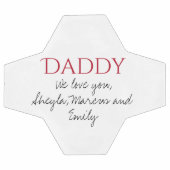 Papa We houden van je Script Vaderdag  Voetbal (Enkel)