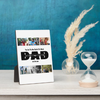 Papa, we houden van je – Vaderdag 6 foto collage Fotoplaat