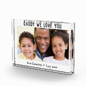 Papa We houden van je Vaderdag Fotoblokken (Rechts)