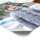 Papa We Love You Heart 4 Photo Collage (Coin)