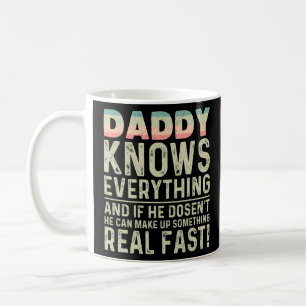 Papa weet alles als hij geen vaders kent koffiemok