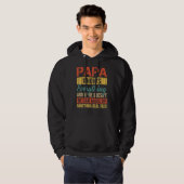 Papa weet alles hoodie (Voorkant volledig)