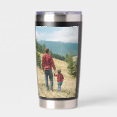 Papa Word Definitie Foto Geïsoleerde Drinkbeker (Voorkant)